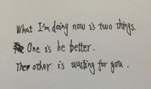 我做错了一件事