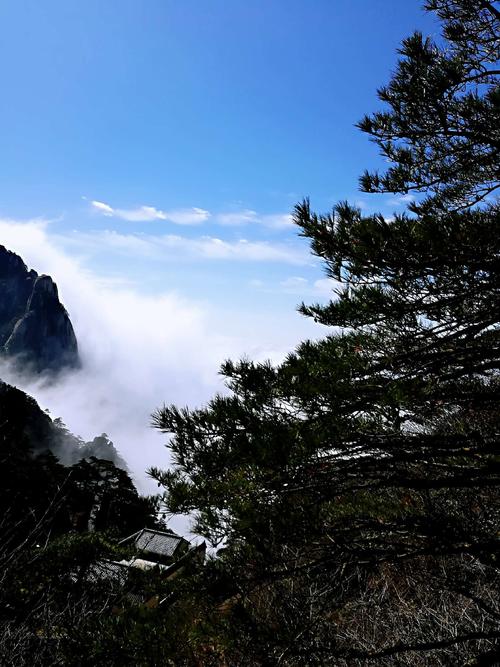攀登黄山