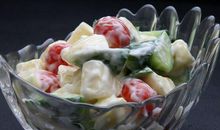 我帮妈妈做水果沙拉