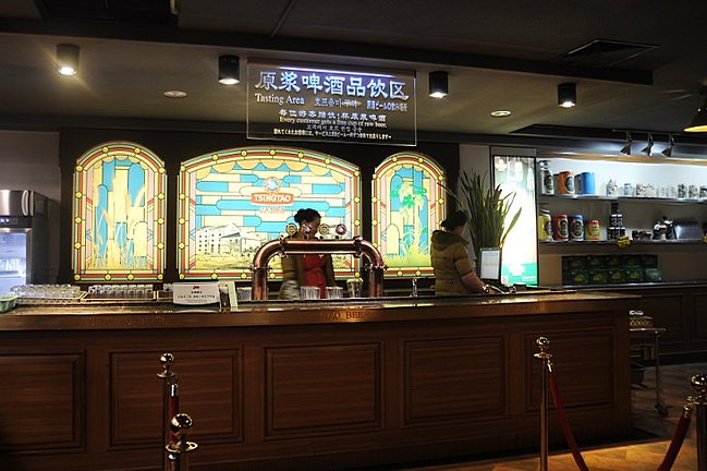 参观青岛博物馆