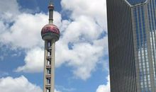 参观东方明珠电视塔