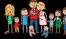 周末高兴一家人