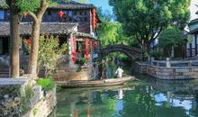 水乡的孩子爱水乡