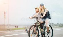 第一学骑自行车