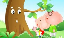 大树爷爷生病了看图写话