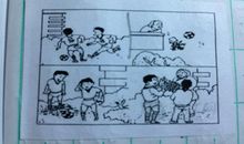 父与子引人入胜的书看图写话二年级