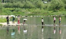 家乡的白河湾公园