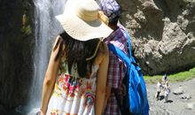 南山牧场的瀑布