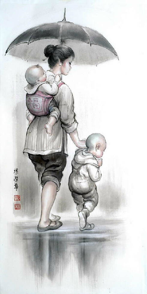 伞下·母爱