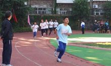 运动会1500米长跑