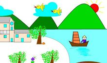 乡村田园作文300字