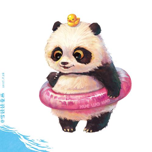 可爱的雪娃娃