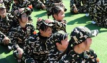 我体验到了军训的快乐