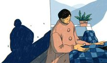 热爱画画的外公