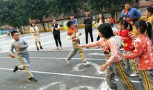 激动人心的迎面接力