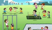 快乐的校园课间