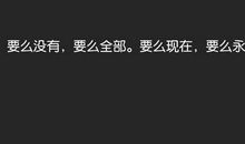 我从来没这么坚持