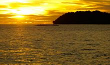 美丽的日落景象