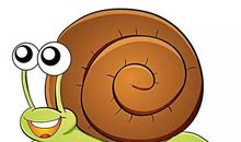 身背重壳的小蜗牛