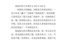 我的自传600字初二
