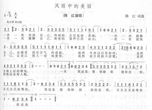 风雨是最美丽的