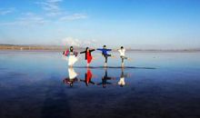 写茶卡盐湖景色的作文