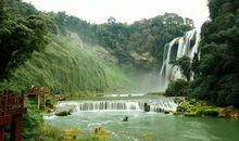 黄果树瀑布的美景