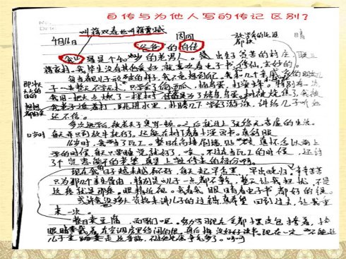 传记组成