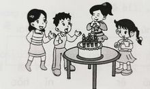 妈妈过生日看图写话