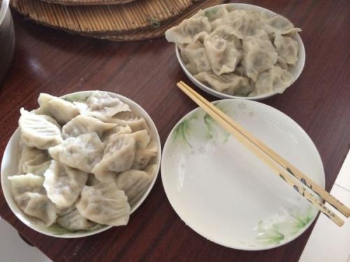 我学会了做饺子