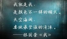 我是颜色不一样的烟火