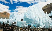 美丽的海螺沟冰川