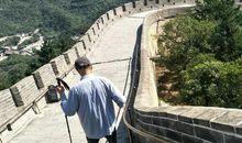 爬八达岭长城