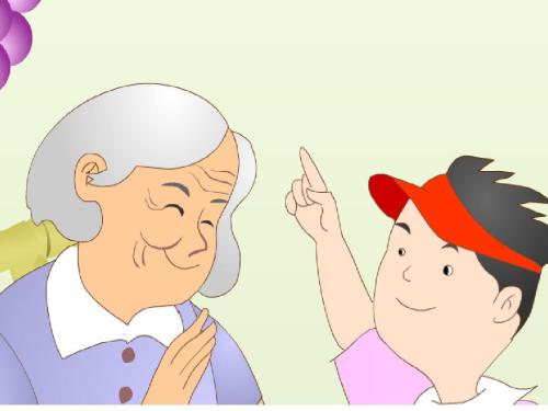 奶奶的白发