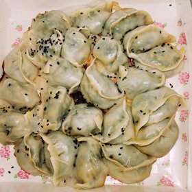 第一次做芝麻炸饺子