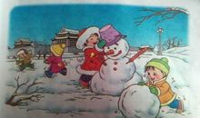 帽子回来了看图写话