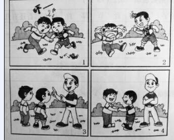 小熊救小燕子，看图片写100个字
