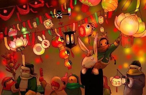 记住元宵节游园会