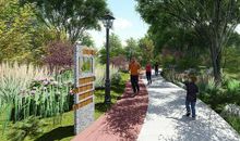 春雨中的九峰公园