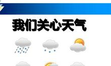 我们关心天气