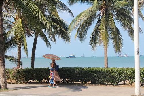 美丽的三亚湾