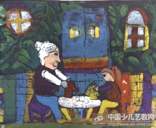 记得奶奶洗衣服的样子