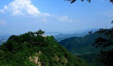 我在莫干山看太阳