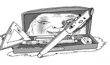 文具盒里里的争吵