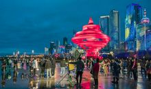 描写青岛五四广场作文