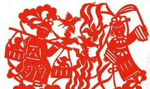 剪纸里的牛郎织女