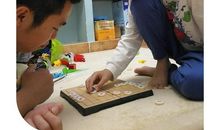 第一次和爸爸下棋