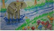 小兔子采蘑菇看图写话