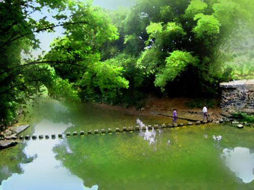 心湖的波浪