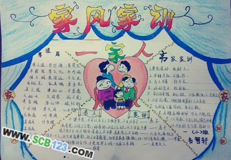 我说过我们的家庭风格和家庭座右铭
